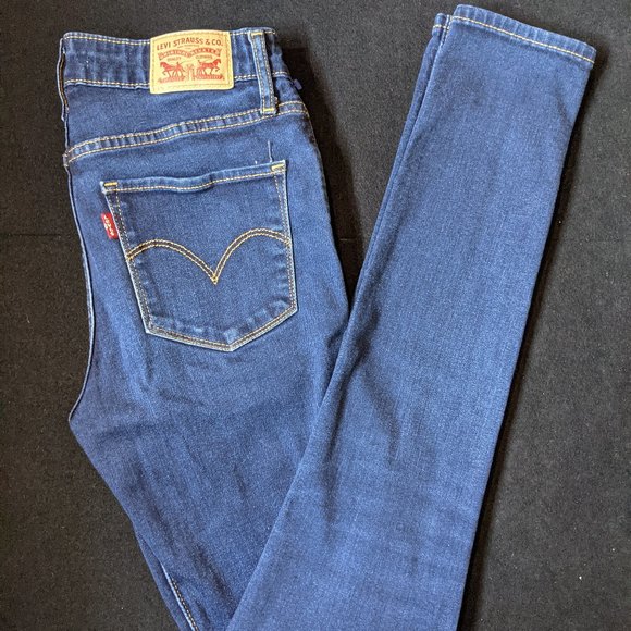 Levi's Denim - Levi's 721 High Rise Skinny 26x32 Denim Jeans